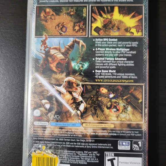 Untold legends PSP - Picture 2 of 3